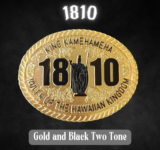 1810 Shiny Gold and Black 4"