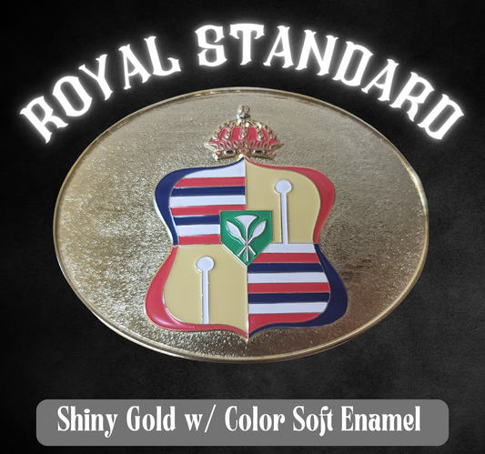 4.5" Royal Standard Shiny Gold and Color Enamel