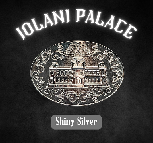 Iolani Palace Shiny Silver 3.5"